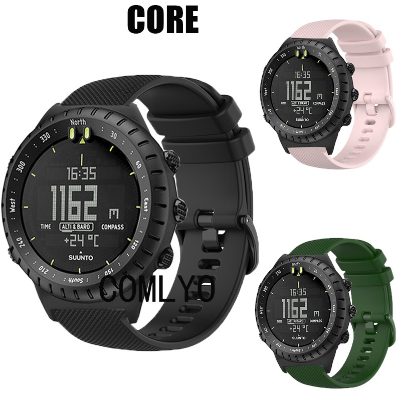 For SUUNTO Core สําหรับ ซูนโต้ แกนกลาง สมาร์ทนาฬิกาสายคล้องคอซิลิโคนนุ่มสายรัดข้อมือกีฬาผู้หญิงผู้ชายสร้อยข้อมือ