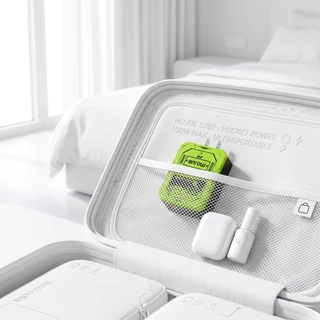 MOJUE 100W Fast Charging Cable Set PD USB Charger Type-C Fast Charging 2 Ports (1 PD + 1 USB) Suitable for iPhone 15, 14, 13, 12, Micro USB, and Type-C.