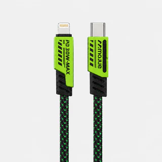 MOJUE 100W Fast Charging Cable Set PD USB Charger Type-C Fast Charging 2 Ports (1 PD + 1 USB) Suitable for iPhone 15, 14, 13, 12, Micro USB, and Type-C.