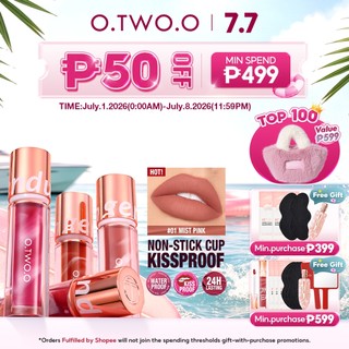 O.TWO.O Lip Tint Matte Long Lasting Waterproof Ultra Stay Lolepop Lipgloss Smooth Lightweight NON-STICK CUP Lip Makeup
