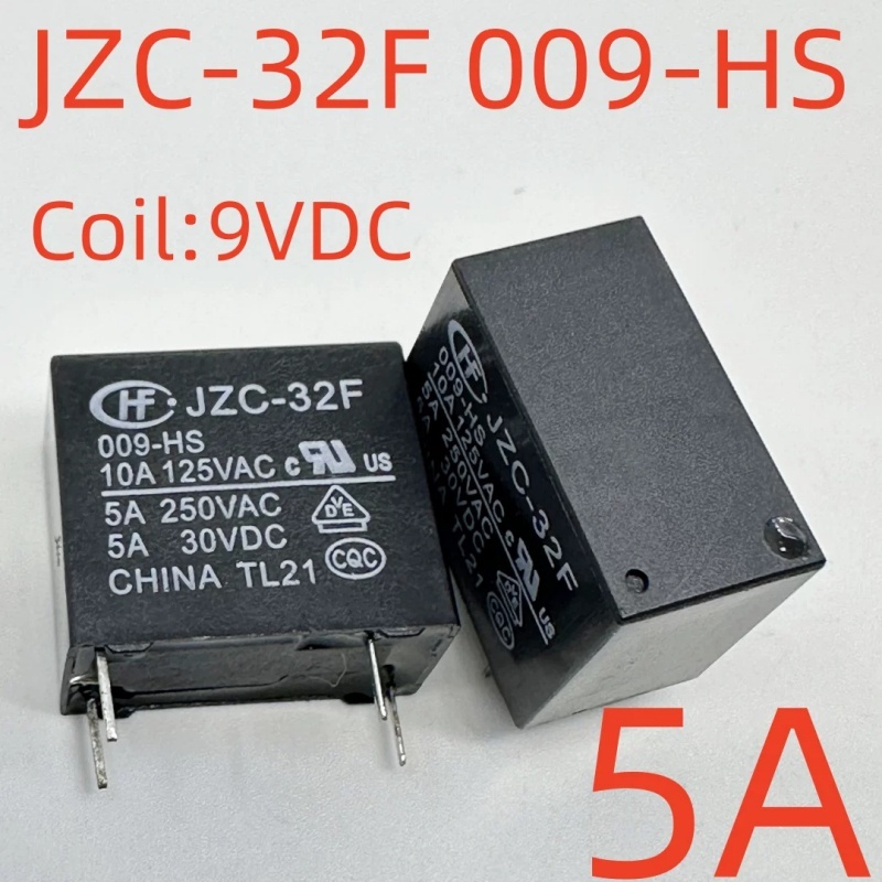 รีเลย์ JZC-32F 009 012-HS 5A 4 Pins