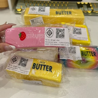 [🇹🇭⚡12Hจัดส่ง] 3/4/5 ชิ้น 24 ซม.บีบของเล่นสตรอเบอร์รี่ Butter Stick Squishy ของเล่นช้า Rising Fidget ความเครียดบรรเทาบีบบาร์อิฐ Soft Sensory ความวิตกกังวลออทิสติกของขวัญ