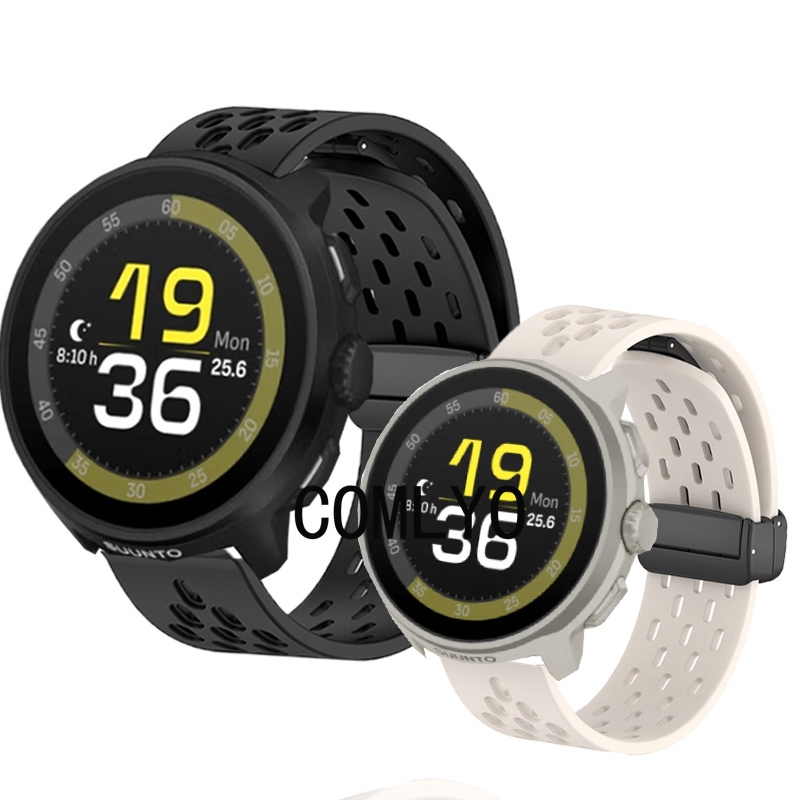 สําหรับ SUUNTO RUN สายนาฬิกาอัจฉริยะซิลิโคนหัวเข็มขัดแม่เหล็กนุ่มผู้หญิงผู้ชายนาฬิกากลางแจ้ง Band