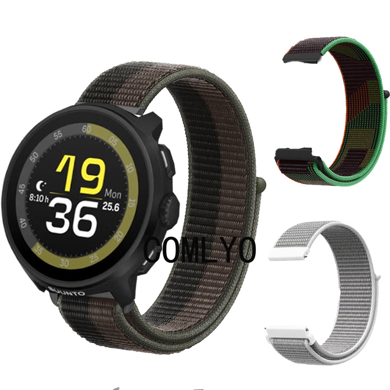 สําหรับ SUUNTO RUN Race S Vertical สายนาฬิกาอัจฉริยะไนลอนห่วงนุ่มผู้ชายผู้หญิงนาฬิกากลางแจ้ง Band