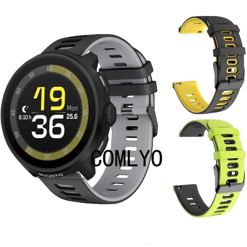 สําหรับ SUUNTO RUN Strap สมาร์ทวอท์ชนุ่มผู้ชายผู้หญิงนาฬิกากลางแจ้งซิลิโคนกีฬา Band