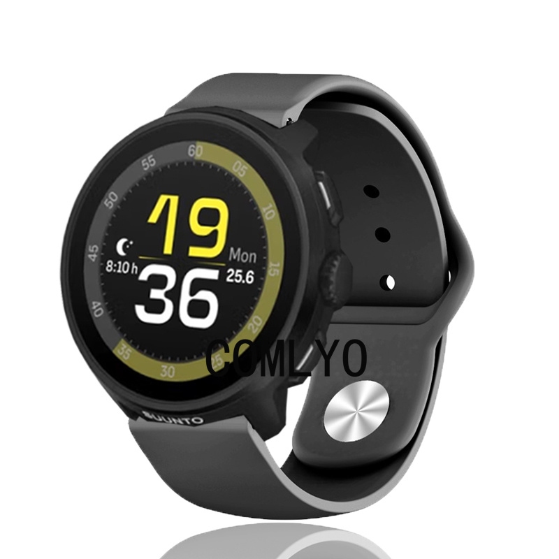 สําหรับ SUUNTO RUN Race S Vertical สายนาฬิกาอัจฉริยะผู้ชายผู้หญิงนาฬิกาซิลิโคน Soft Sports Band
