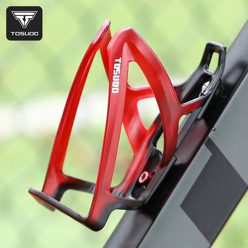 TOSUOD ที่วางขวดน้ำจักรยานน้ำหนักเบา สีไล่ระดับหลากสี สำหรับ MTB Road Bike จักรยานเสือภูเขาเสือหมอบ อุปกรณ์เสริมจักรยาน