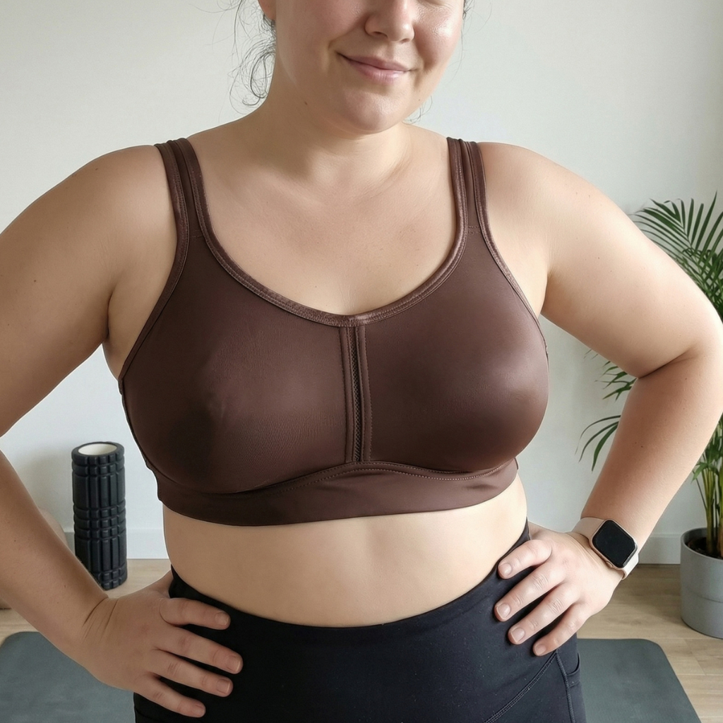 Parifairy Plus Size Wirefree Unpaded Bra High Back Support Full Coverage Comfort Everyday Bra 85D-11
