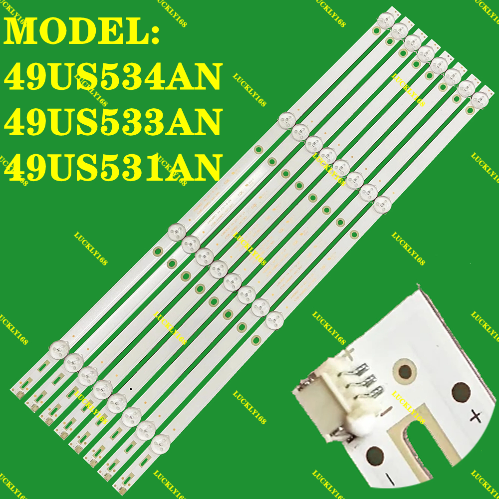 ใหม่ 1 ชุด 49US534AN LTV-4904 LTV-4905 49US533AN 49US531AN 49" ทีวี LED BACKLIGHT 49US533 49US531 49