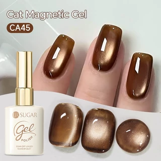 【Local】UR SUGAR 15ml สีน้ําตาลน้ํา LIght Cat Eye Gel ยาทาเล็บประกาย Glitter Magnetic UV Gel Soak Off LED เล็บเล็บ