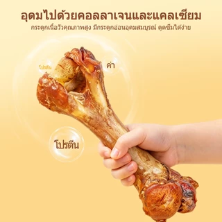 BABAYATE กระดูกเคี้ยวไขกระดูกเนื้อวัว – ขนมเคี้ยวธรรมชาติช่วยทำความสะอาดฟัน ออกฤทธิ์นาน ไม่มีกลิ่น ไม่มีสารเติมแต่ง ไม้เคี้ยวสำหรับสุนัขทุกสายพันธุ์