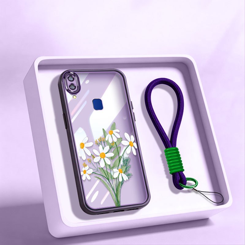YBD เคสโทรศัพท์สําหรับ Vivo Y95 Y93 Y91 Y91i Y91C Y1S 1820 1929 1807 1816 1817 1811 Minimalist Daisy