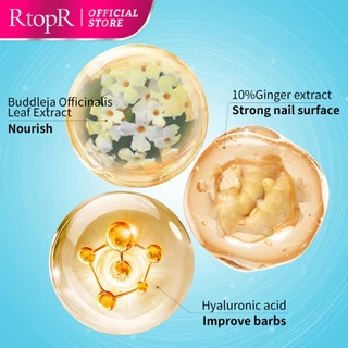 RtopR【FDA】 น้ำมันบำรุงเล็บสารสกัดขิง - เซรั่มบำรุงเล็บที่มีวิตามิน C และกรดไฮยาลูโรนิก ช่วยบำรุงเล็บให้เงางาม ดูแลขอบ ป้องกันการเกิดหนังหนาและซ่อมแซมที่แตกหักและเสียหาย ขนาด