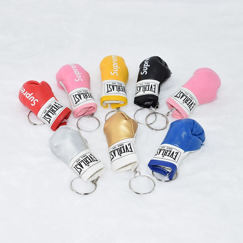 พร้อมส่ง พวงกุญแจ จี้ถุงมือชกมวยจําลอง ขนาดเล็ก เหมาะกับของขวัญ สําหรับห้อยกระเป๋า