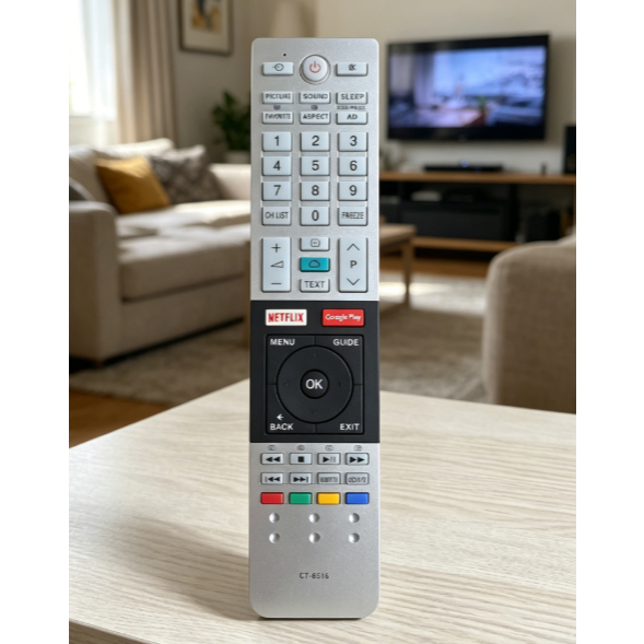 สําหรับ CT-8516 เปลี่ยนรีโมทคอนโทรล Fit Toshiba TV 49U7750VE 55U7750 65U7750VN 75U7750 43U7750VE พร้