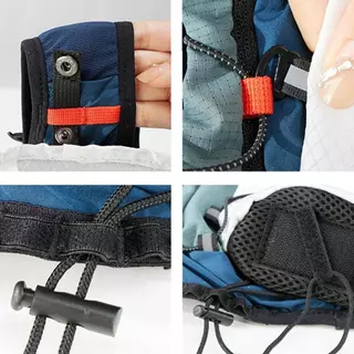 Prettyia Trekking Pole Carry Bag น้ำหนักเบา กันน้ำ โพลีเอสเตอร์ พับได้ เหมาะสำหรับการเดินป่าและใช้เป็นอุปกรณ์เสริม