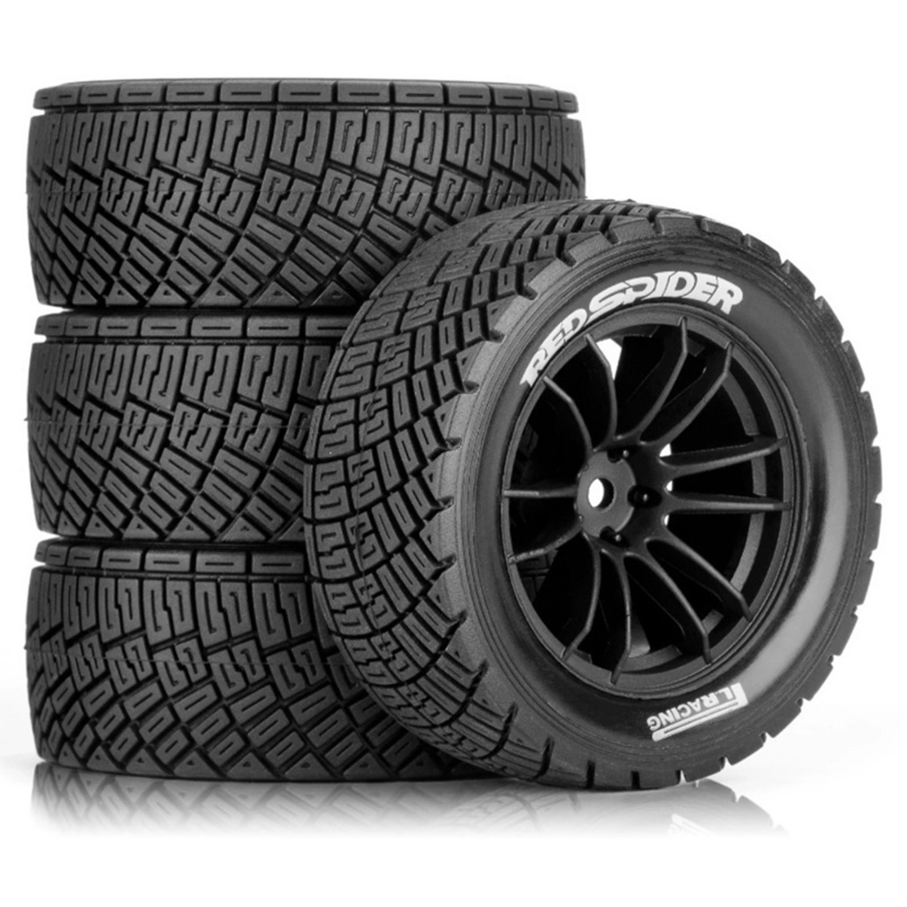 Tyres Flat-run Drift Road Tyres เส้นผ่านศูนย์กลาง 77 มม.ดุมล้อ 12 มม.W215 อุปกรณ์เสริมสําหรับ RC รุ่