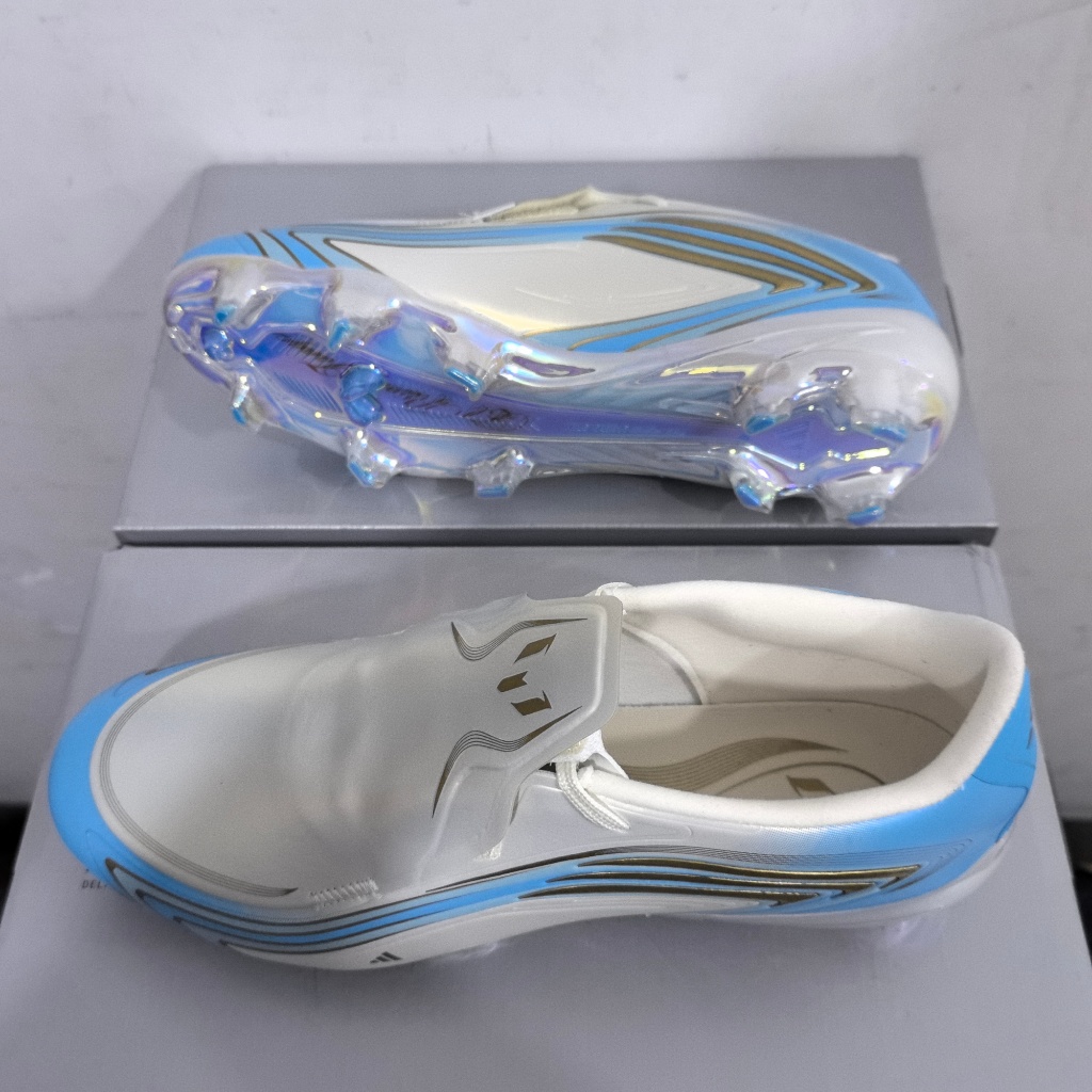 F50 Hyperfast Elite FG 39-45 รองเท้าฟุตบอลถักกลางแจ้งสําหรับผู้ชายรองเท้าฟุตบอลกันลื่นและทนต่อการสึกหรอ