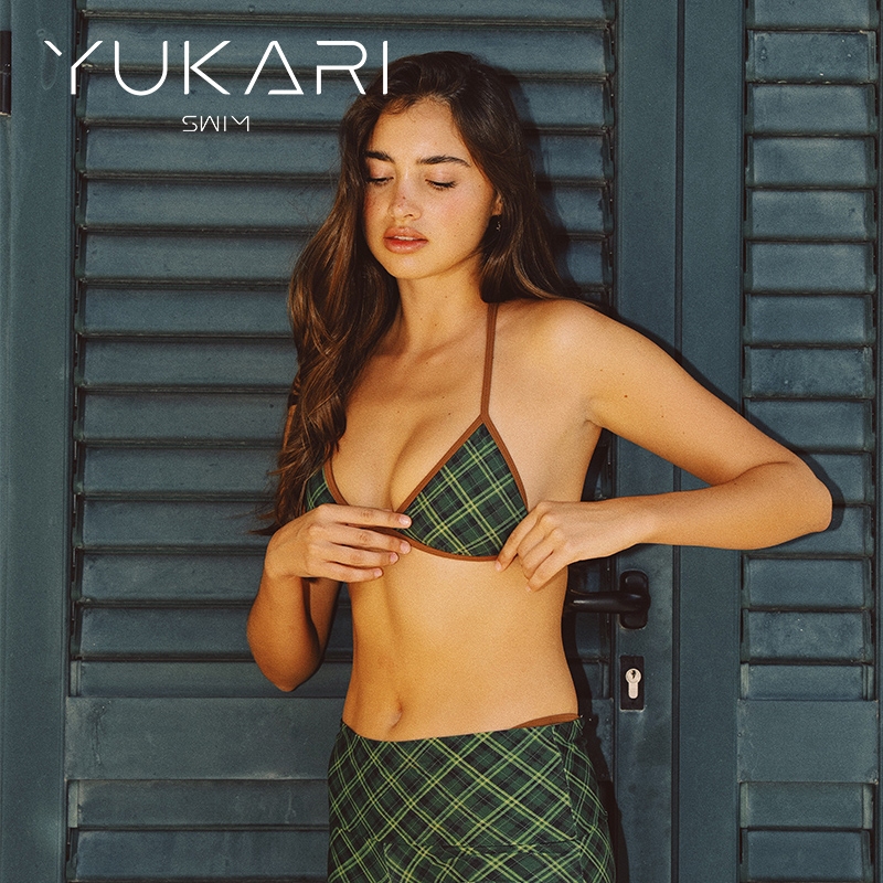YUKARI SWIM بيكيني ريترو قطعتين سريع الجفاف — صورة 6