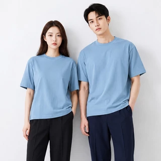 Ultrasoft Non-Iron (Unisex) - Round Neck เสื้อยืดคอกลม สีพื้น ผ้านุ่ม ใส่สบาย ไม่ย้วย ไม่ต้องรีด