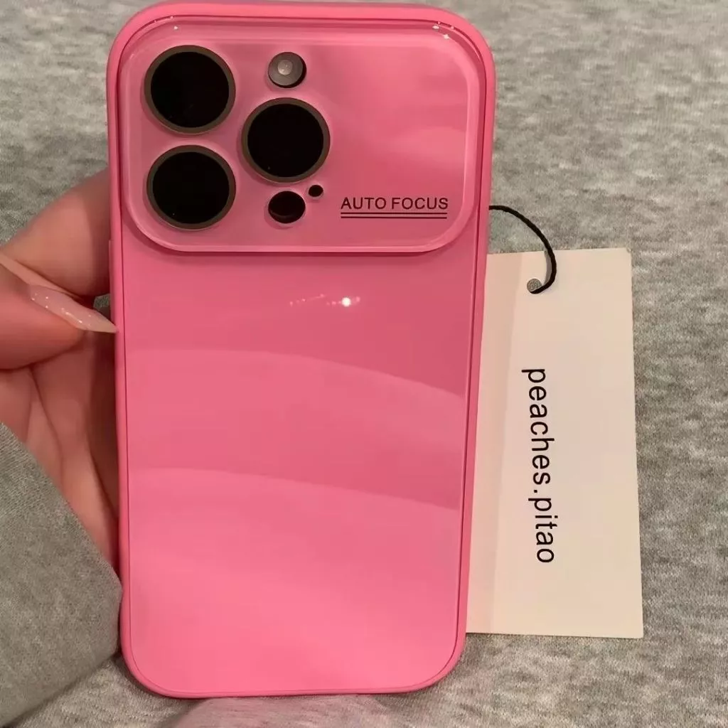 เคสกระจกชุบโลหะหรู พร้อมหน้าต่างเลนส์ขนาดใหญ่ กันกระแทก ฟิล์มเลนส์ในตัว สำหรับ iPhone 13 12 11 14 15 16 17 Pro Max