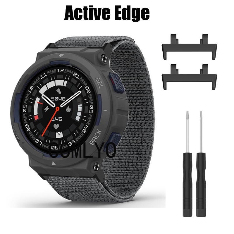 สําหรับ Amazfit Active Edge Smart Watch Strap Nylon Loop Soft Sports outdoor Band