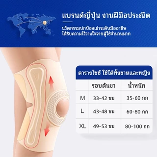 【UPUPLIFE】ซัพพอรท์หัวเข่า แบรนด์ญี่ปุ่น บาง 0.9mm สนับเข่า พยุงเข่า สายรัด Knee Support บรรเทาปวด Support