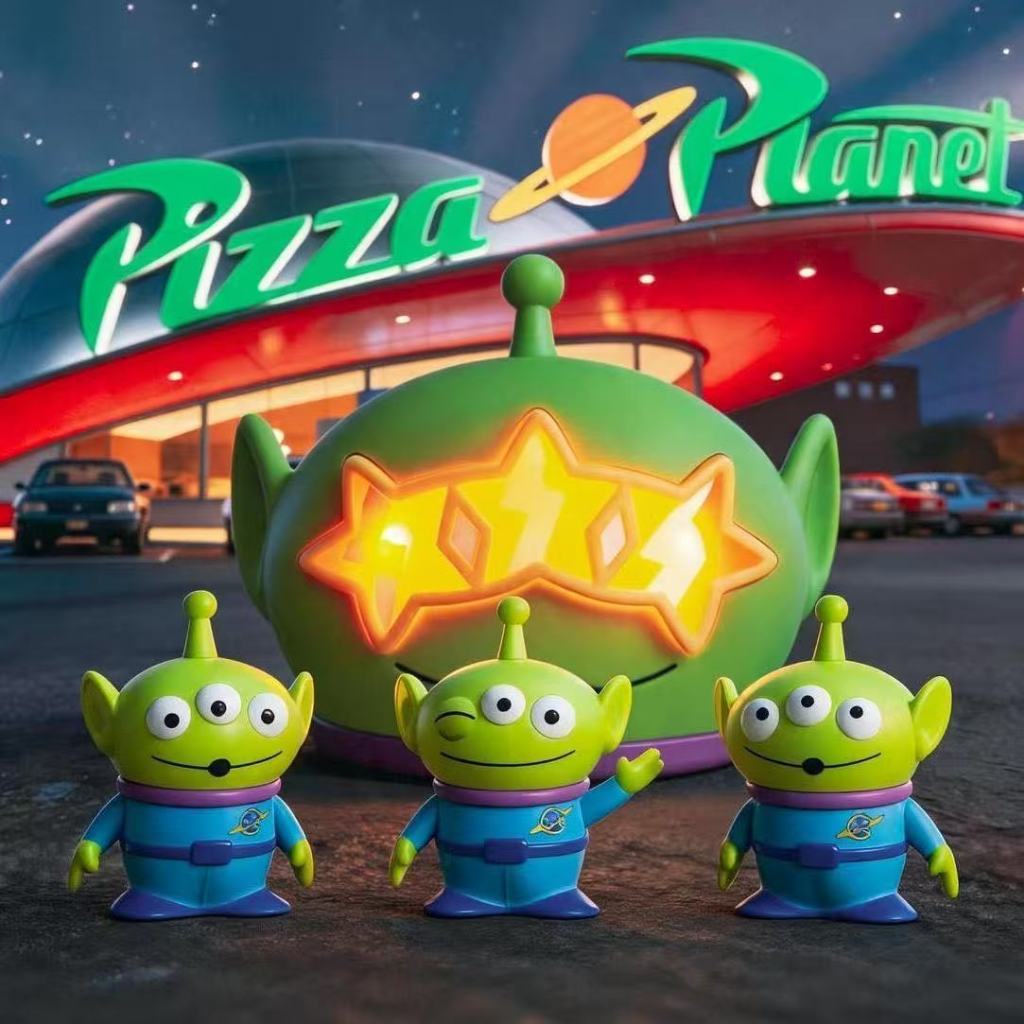 KFC KFC Co-Branded Toy Story Toy Buzz Lightyear Three-Eyed Boy Hug Dragon Strawberry Bear Woody Fun Toy ตุ๊กตาของขวัญวันเกิด