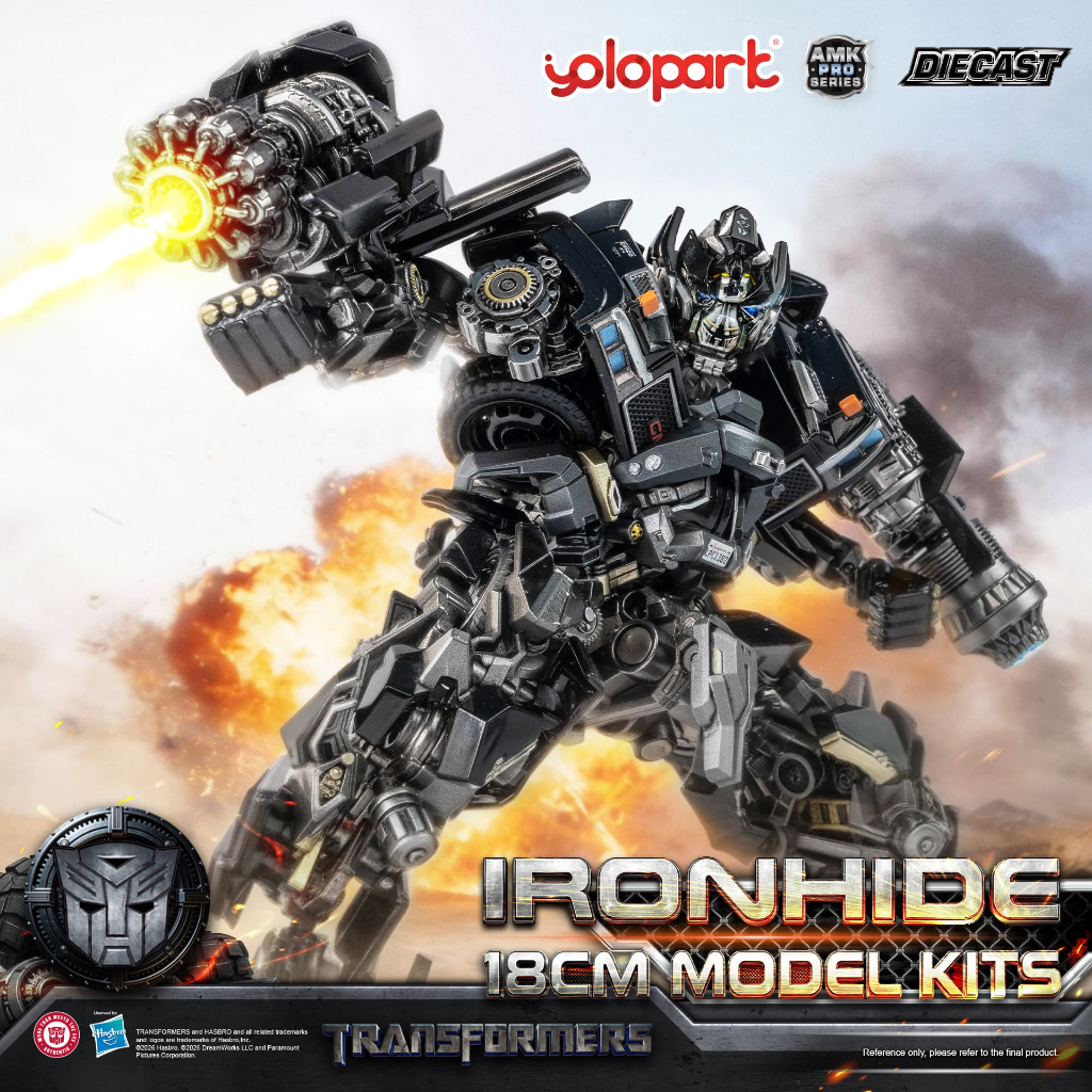 YOLOPARK AMK PRO Series TRANSFORMERS Ironhide-18CM Model Kit