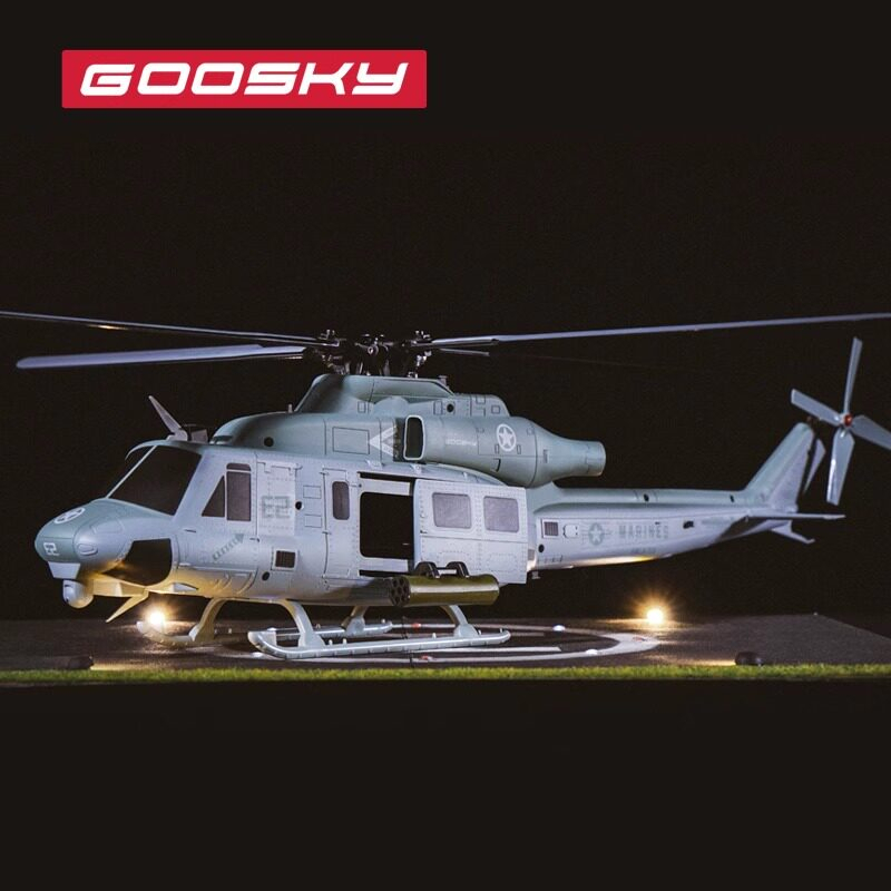 เฮลิคอปเตอร์ RC รุ่น GOOSKY E2, เฮลิคอปเตอร์ Aerobatic 3D, เฮลิคอปเตอร์พิษ UH-1Y โดยเทคโนโลยี GOOSKY