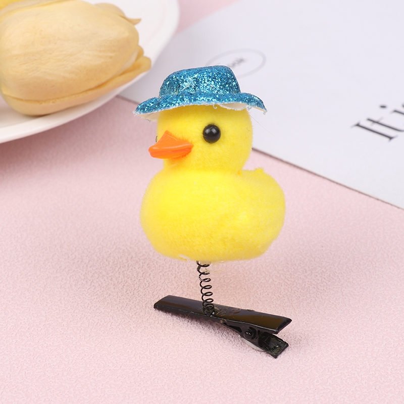 เป็ดสีเหลืองการ์ตูนตุ๊กตา Hairpin น่ารักเด็กสัตว์ Duckbill คลิป Headwear อุปกรณ์เสริม