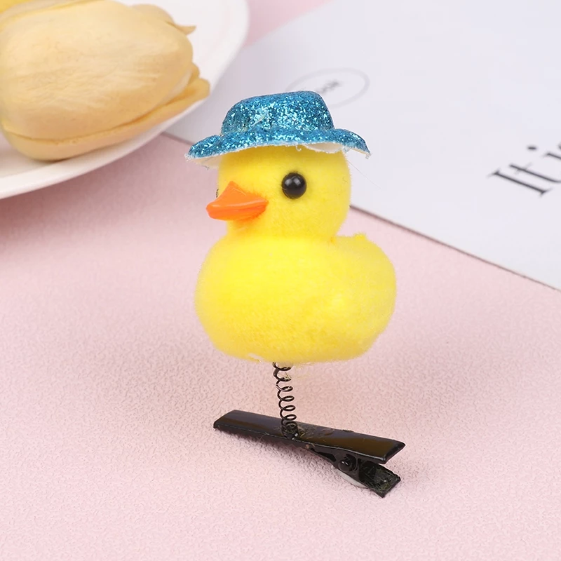 เป็ดสีเหลืองการ์ตูนตุ๊กตา Hairpin น่ารักเด็กสัตว์ Duckbill คลิป Headwear อุปกรณ์เสริม