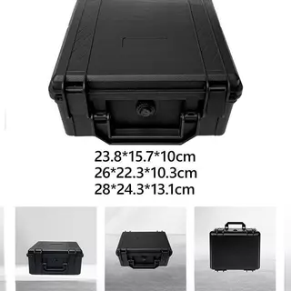 พร้อมส่ง กล่องเก็บของพลาสติกกันน้ํากันกระแทกมีล็อคในตัว ขนาด: 26x22.3x10.3 ซม. เหมาะสําหรับกล้อง นาฬิกา อุปกรณ์อิเล็กทรอนิกส์