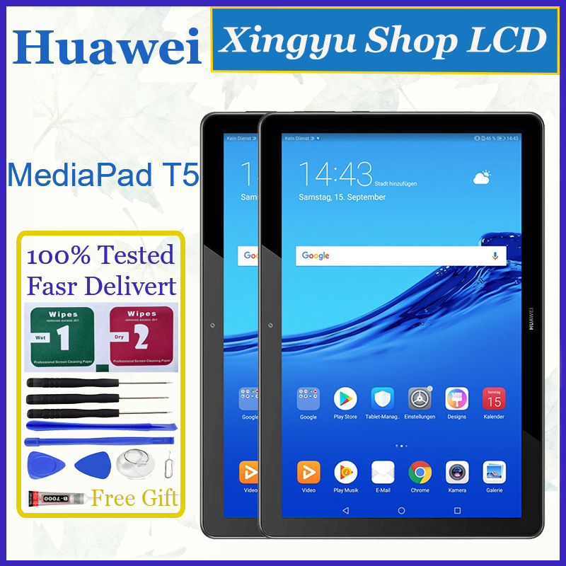 10.1 "Original สําหรับ Huawei MediaPad T5 10 AGS2-L09 AGS2-W09 AGS2-L03 AGS2-W19 จอแสดงผล LCD Touch 