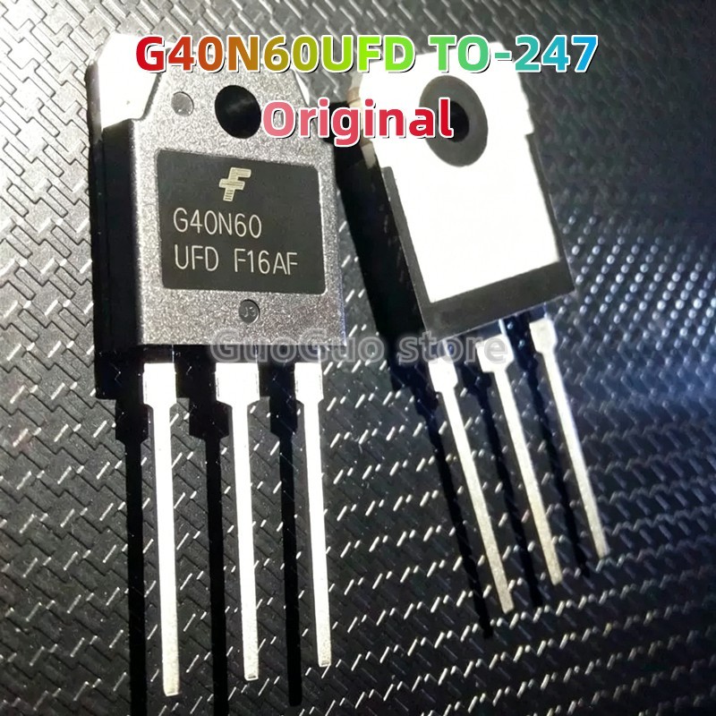 2pcs Original G40N60UFD TO-3P SGH40N60UFDTU G40N60 TO-3P 40A/600V IGBT ทรานซิสเตอร์ใหม่ของแท้