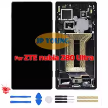 6.85 "AMOLED Touch Screen Digitizer Assembly พร้อมกรอบสําหรับ ZTE nubia Z80 Ultra NX741J - เปลี่ยน
