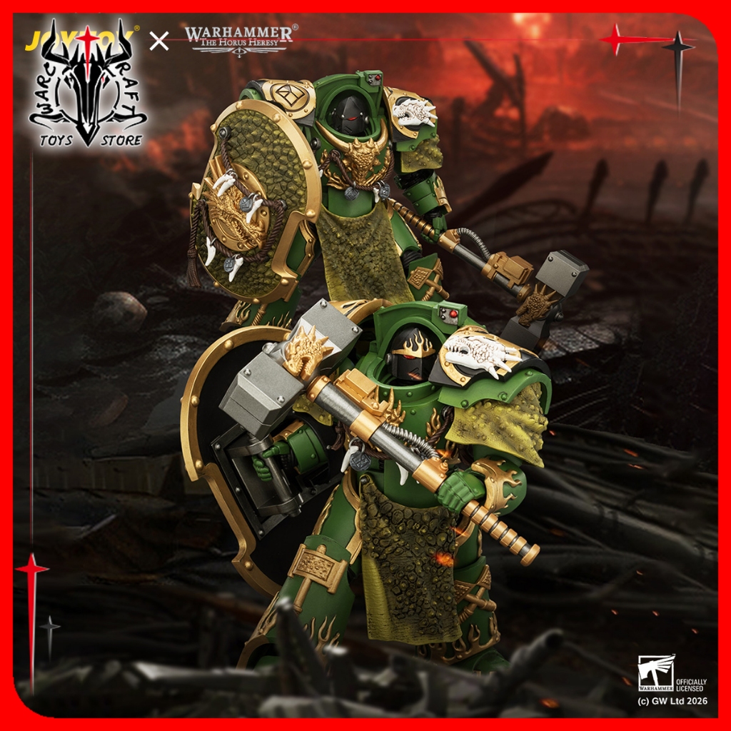 [มีในสต็อก] JOYTOY Warhammer "The Horus Heresy" Salamanders Firedrake Terminator 1/18 Scale Action Figures