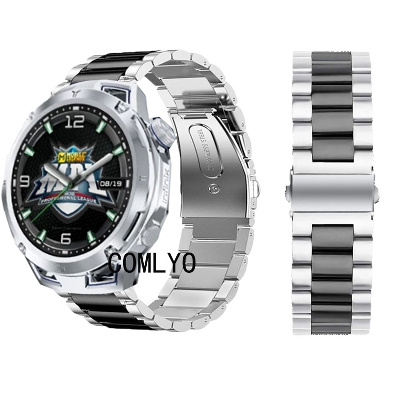 สําหรับ infinix GT Watch 5 pro / N5 PRO สายนาฬิกาอัจฉริยะ สายสแตนเลส สายรัดข้อมือโลหะผู้ชาย