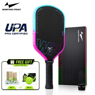 Warping Point Neon Gen 3 Pickleball Paddle UPA-A Approved Triple-Layer T700 Raw Carbon Fiber 16MM EdgeFusion Core Thermoformed Frame Tour-Level Spin Control & Power