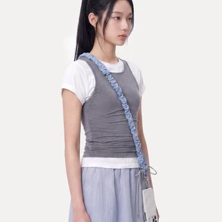 VAOPER Nylon Pleated Dopamine Bag Strap Crossbody Replacement Phone Lanyard A054#3