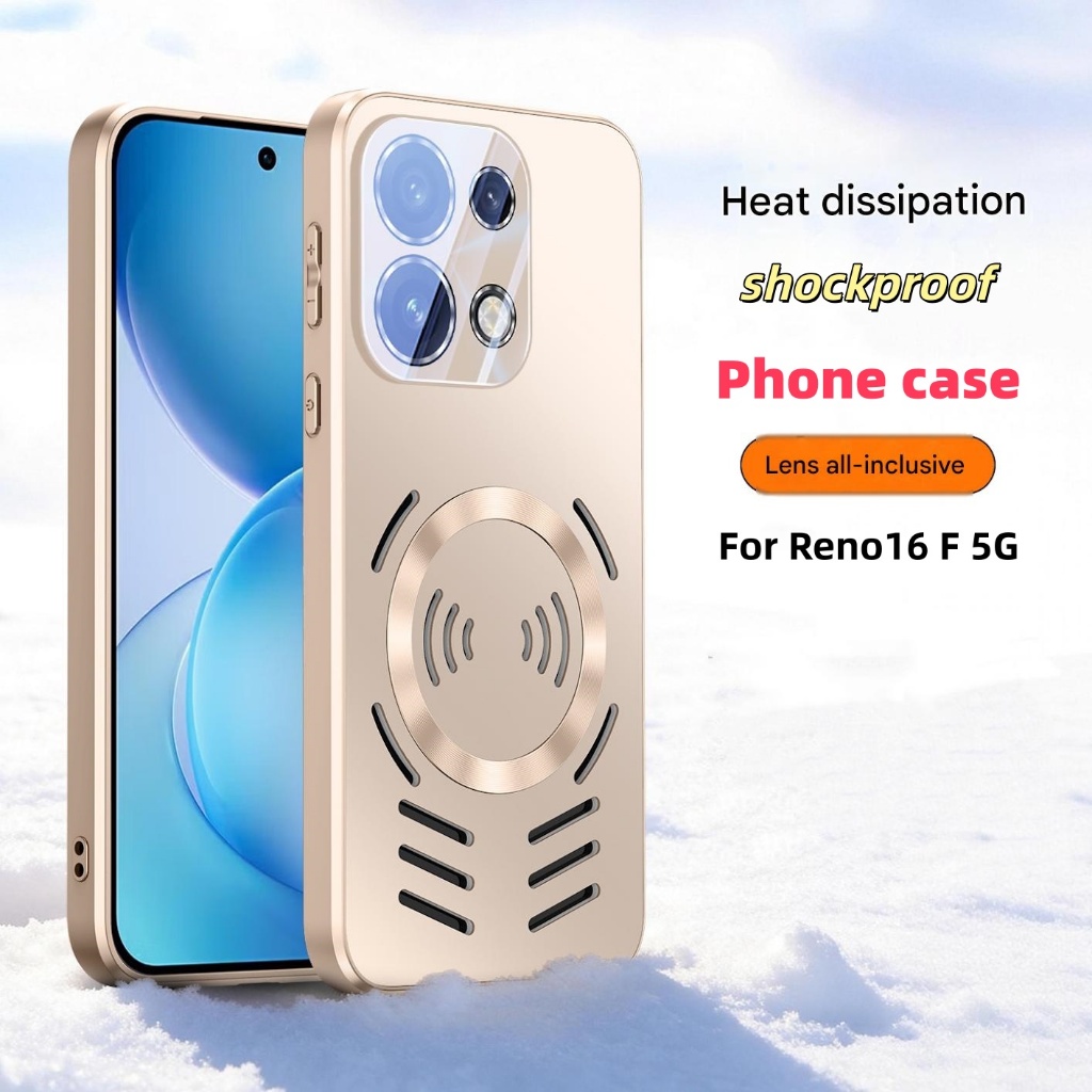 เคสสําหรับOppo Reno16 F Reno16F Reno 16 F 16F 5Gเคสโทรศัพท์SharingกันกระแทกปลอกScratchทนฝาครอบป้องกัน