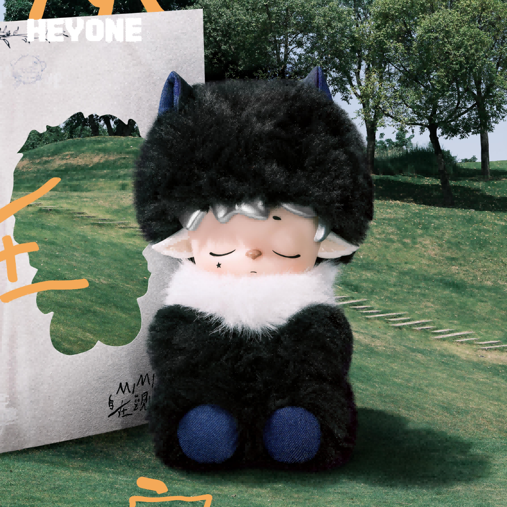 Heyone MIMI-Inner Ease Journal Series Action Figure ตุ๊กตาตุ๊กตาไวนิลตุ๊กตาจี้กล่องตาบอด