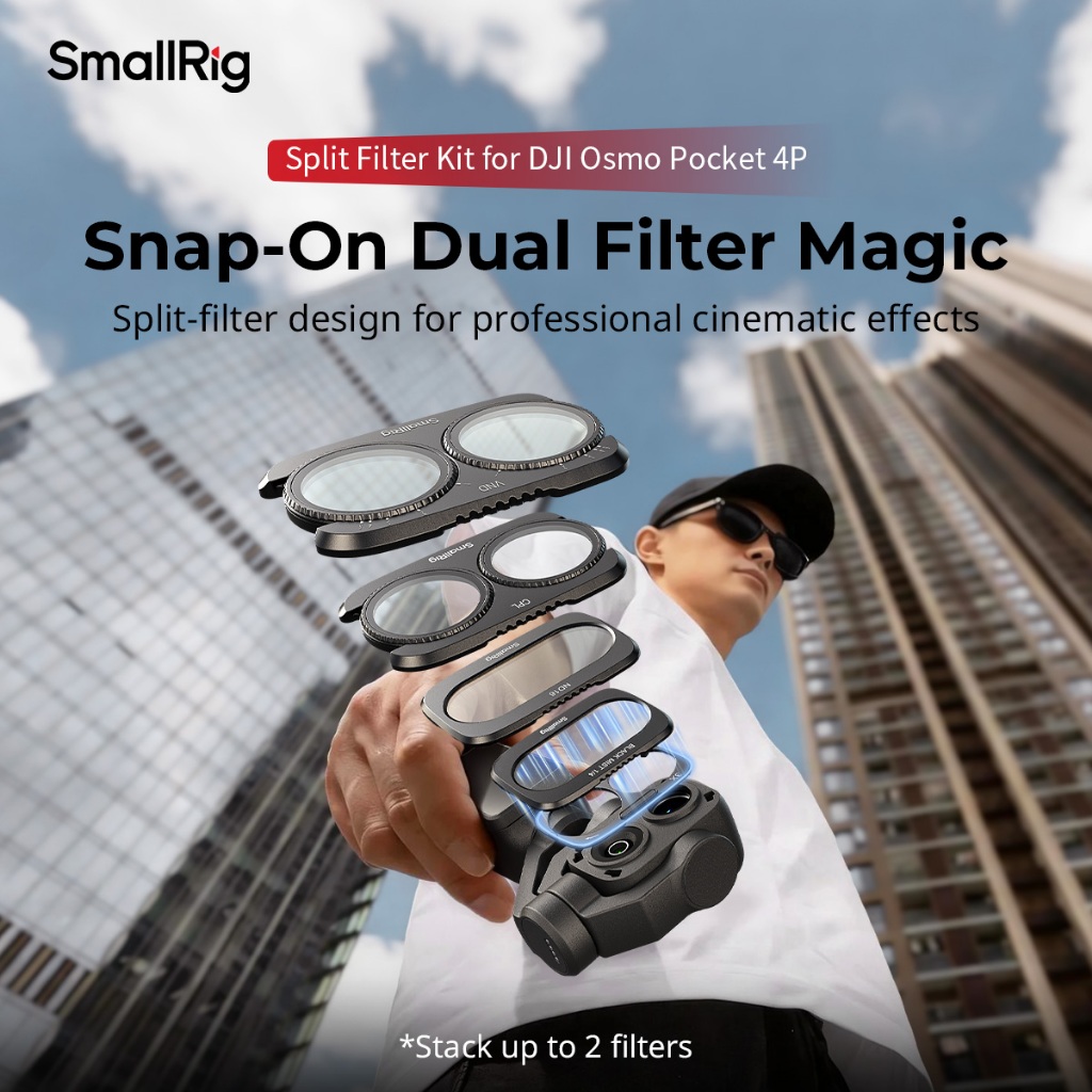 ชุดกรองแยก SmallRig สําหรับ DJI Osmo Pocket 4P #6476#6477#6658