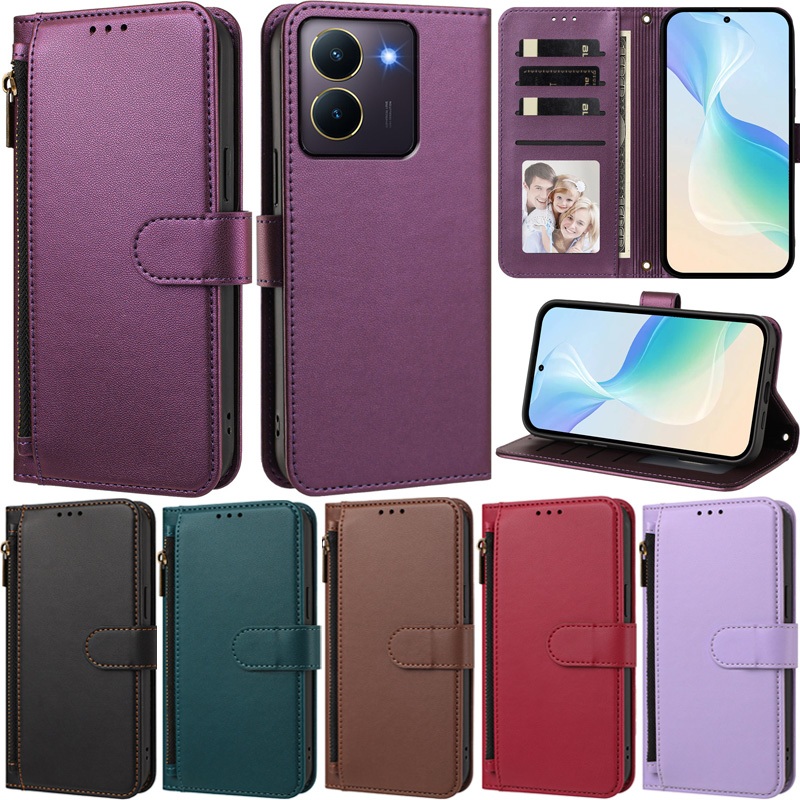 หรูหราปลอกสําหรับ Vivo Y36 Y03 Y18 4G Y04 Y16 Y02s 4G Y35 4G Y22S Y22 Y28 4G Y17S Y19s Y76 Y76s Y27 