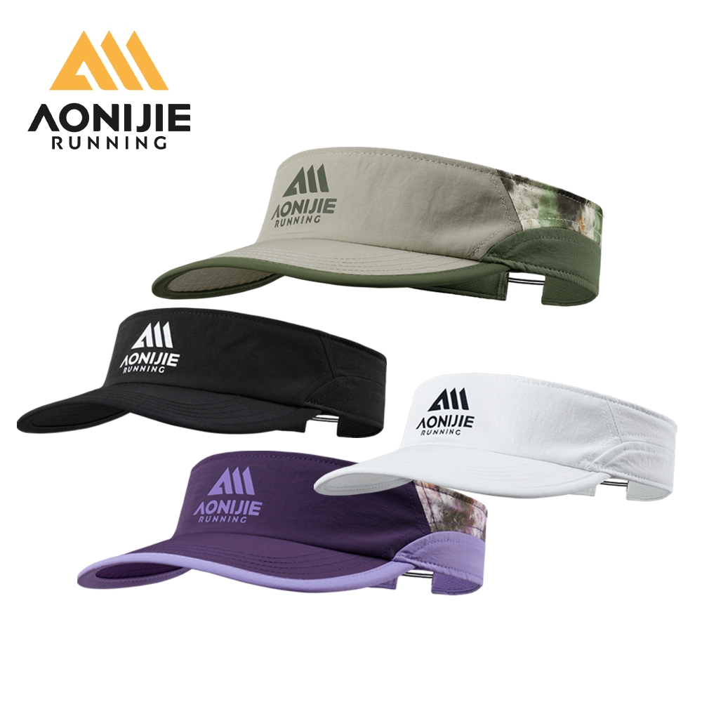 AONIJIE E4643 กระบังหน้ากีฬาแบบปรับได้หมวกกันแดด UV สําหรับวิ่งกอล์ฟ