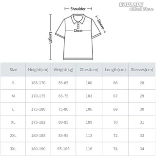 EAGLADE เสื้อโปโลสําหรับผู้ชาย Man เสื้อระบายอากาศยืดแห้งเร็วสําหรับทํางาน Commute ชุดลําลอง IXP สีฟ้า