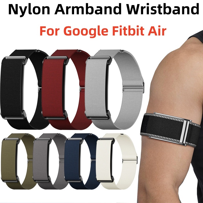 ปลอกแขนไนลอนยืดหยุ่นสําหรับ Google Fitbit Air Sport Smart Watchband เปลี่ยนสร้อยข้อมืออุปกรณ์เสริมสําหรับ Google Fitbit Air สายรัดข้อมือสายรัด