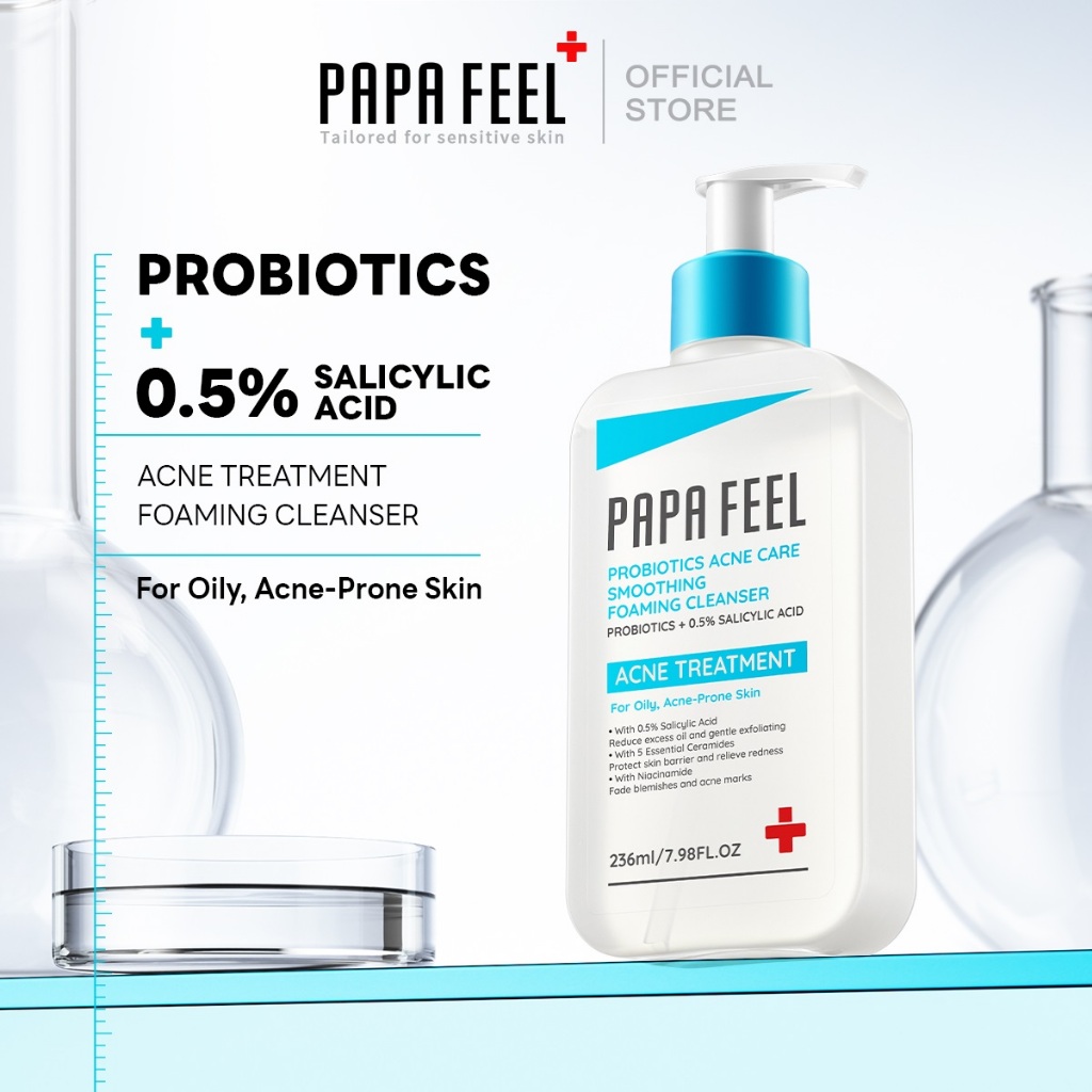 PAPA FEEL Probiotic Soothing Care Silky Foam Cleanser 236ml