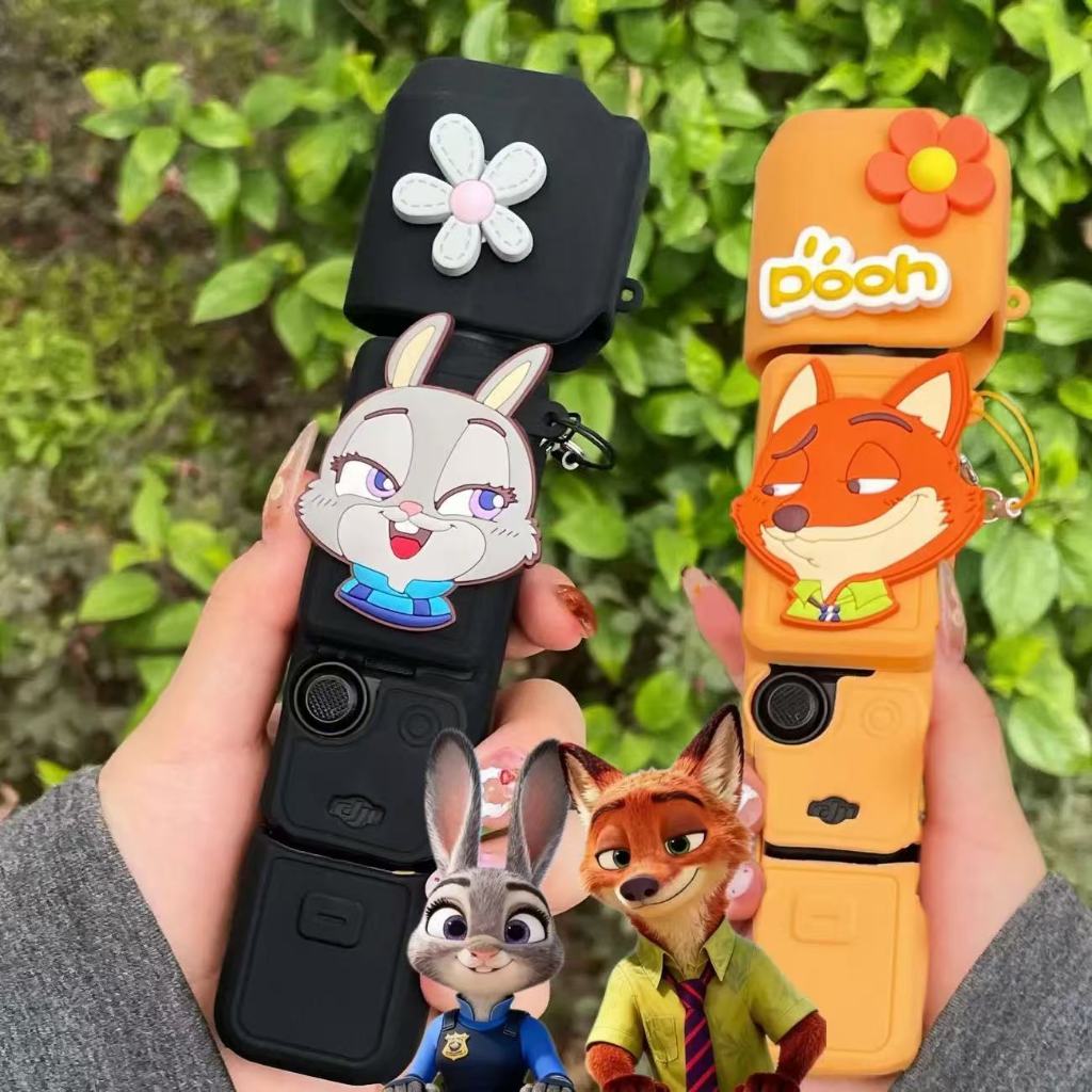 ฝาครอบป้องกันซิลิโคนสําหรับ DJI OSMO Pocket 3 Case Nick Judy ฝาครอบเลนส์สําหรับ Pocket3