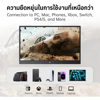 【KTC】H15F9 จอคอมพกพา 15.6 นิ้ว FHD IPS จอเสริมมือถือและโน้ตบุ๊ก USB-C HDMI รองรับ MacBook Laptop Xbox Switch HDR ลำโพงในตัว Portable Monitor